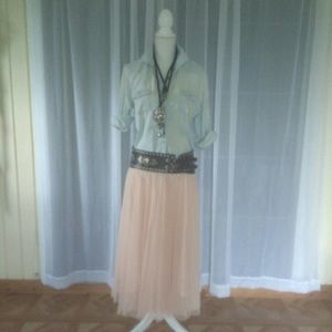 Pink Tulle Shirt